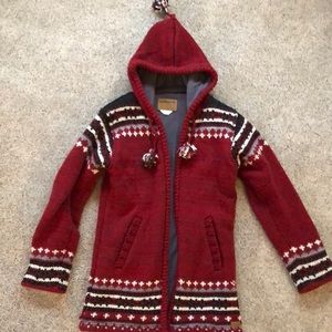 NWOT Cozy fleece-lined Laundromat sweater jacket